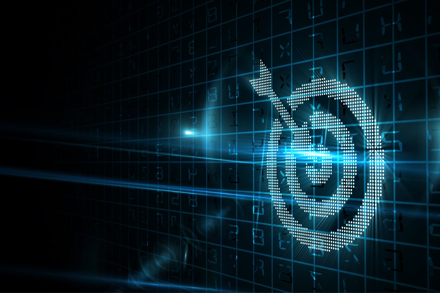 arrow hitting target graphic